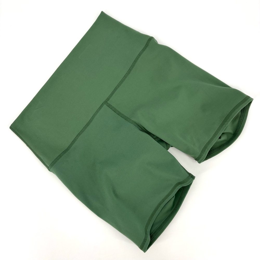 Kyodan Fern Green High-Waisted Bicycle Shorts, Small